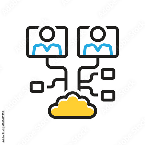 Multi color icon for clusters