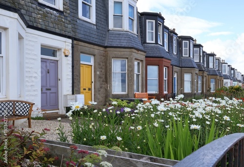 Victorian terraced villas, Esplanade Terrace, Portobello, Edinburgh, Scotland