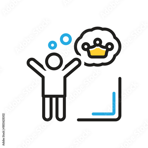 Multi color icon for desire