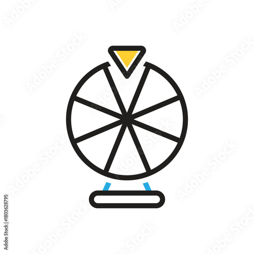 Multi color icon for fortune