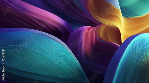 3d technology abstract neon light background, empty space scene, spotlight, dark night, virtual reality, cyber futuristic sci-fi background, street floor studio for mock up. colored geometric.