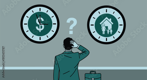 Balancing work life money and family time management business decision