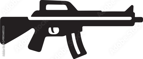 Weapon Symbol Silhouette | EPS Combat & Defense Icon