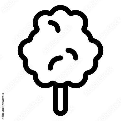 Cotton candy icon