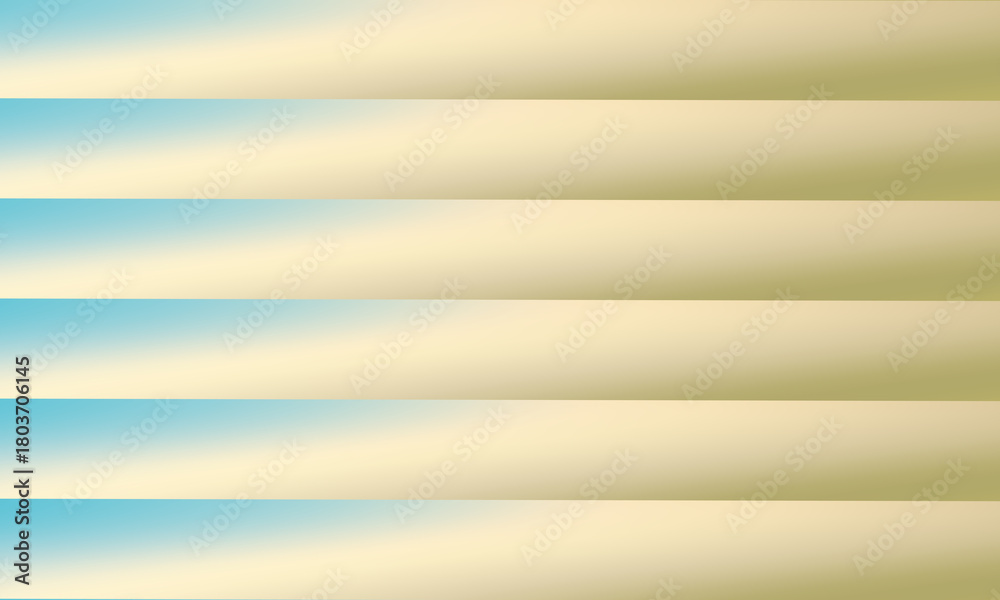 Obraz premium Abstract gradient of soft blue transitioning to warm beige across horizontal ribbed textured bands creating a calming and modern visual