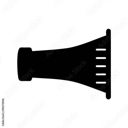 Megaphone communication announcement attention symbol Vector, illustration