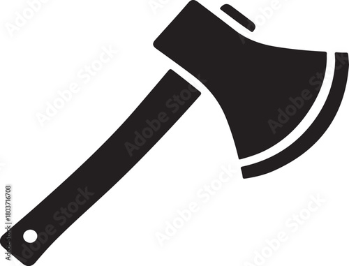 Premium Axe Icon  Vector SILHOUETTE EPS for Branding & Mor