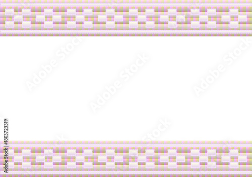 沖縄ミンサー129 やさしさピンク