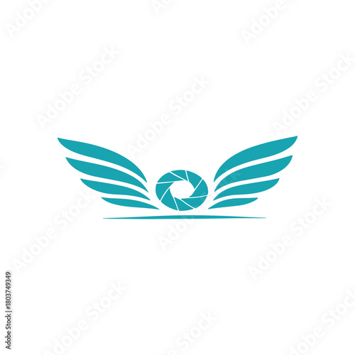 Modern Drone Camera Logo Design