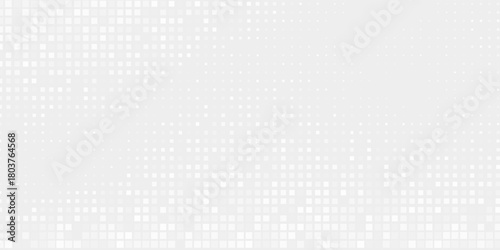Vector dot white gray wave light technology texture background. Abstract big data digital concept art simple