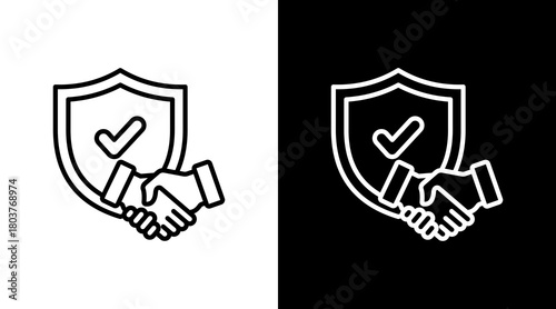 Trustworthy With Icon Set Design