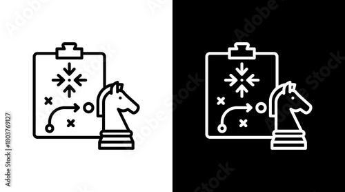 Strategy With Icon Set Design