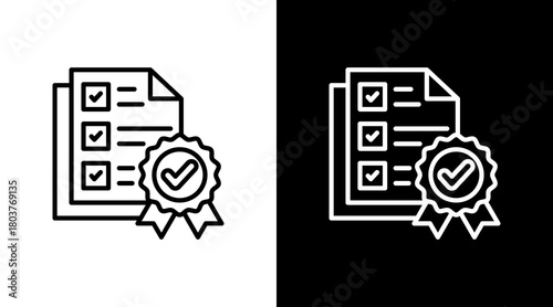 Assurance With Icon Set Design