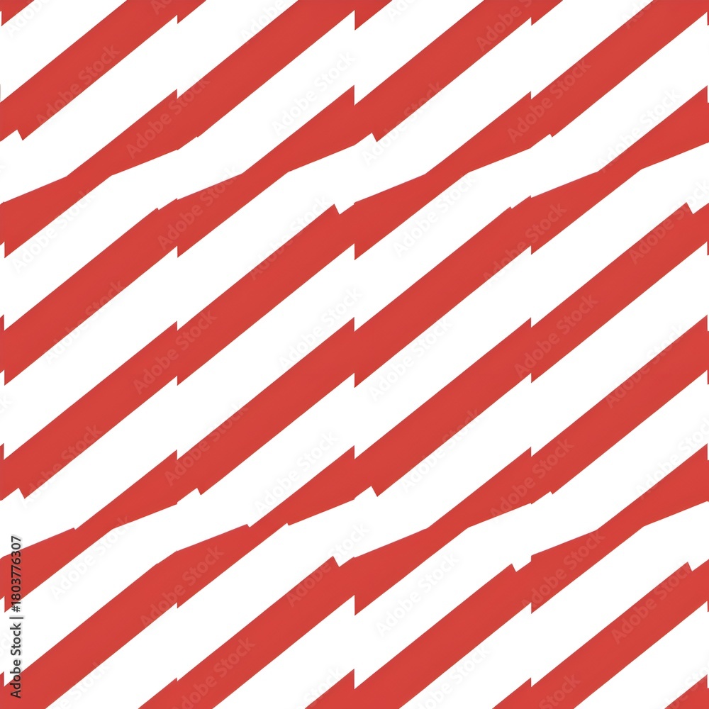 Fototapeta premium Candy Cane Diagonal Stripe Pattern