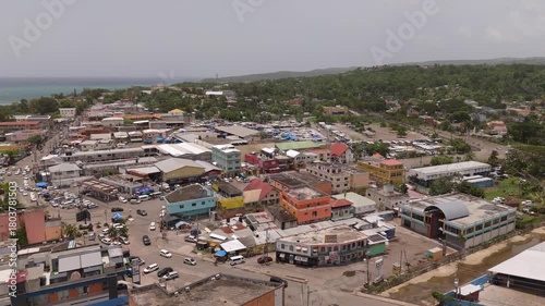 Wallpaper Mural Ocho Rios Main Street Aerial View Torontodigital.ca