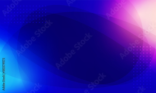 Modern abstract dark blue background with light multiply and shiny effect vector illustration. Science, futuristic, energy technology concept. Suit for business, corporate, banner, backdrop.