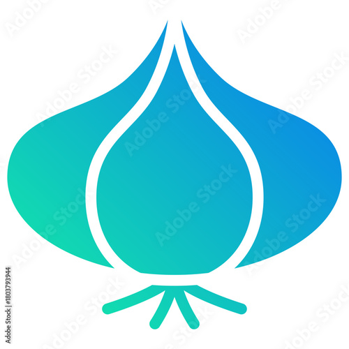 garlic gradient fill icon
