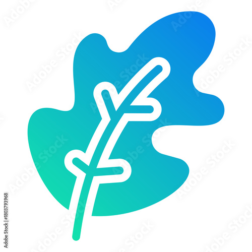 arugula gradient fill icon