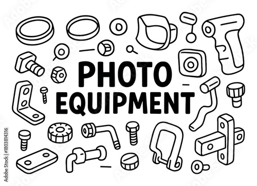 Photography Gear Doodle