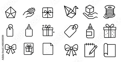 Minimalist Gift Icons