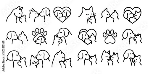 Animal Love Icons