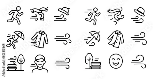 Windy Weather Icons