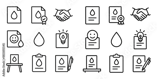 Blood Donation Icons