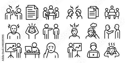 Minimalist Stress Icons