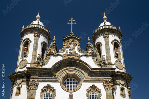 Valokuva Beautiful view to old historical church in São João del Rei