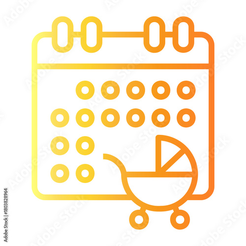 parenting Line Gradient Icon