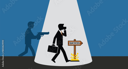 Walking to success, but is there a killer on the path to achievement?