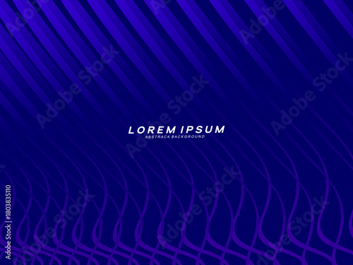 Premium background design with dark blue luxury motif. Vector horizontal template, for digital lux business banners, contemporary formal invitations, luxury vouchers, gift certificates, etc.
