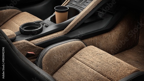 Innovative Automotive Interior Design with Coconut Fiber Components