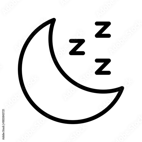 Calming Moon Sleep icon set featuring soothing night symbols for apps, wellness tools, dashboards, and modern minimal UI design projects