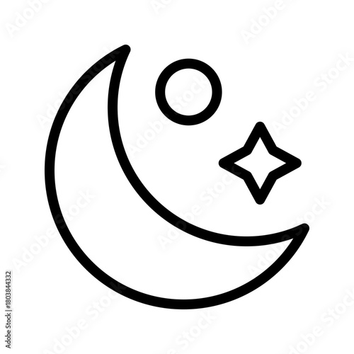 Moon Star Icon Pack – Elegant Night Sky Icons Collection for Apps, UI, and Websites