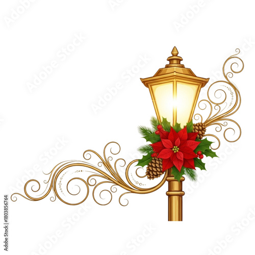 vintage christmas lantern