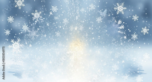 blue winter background