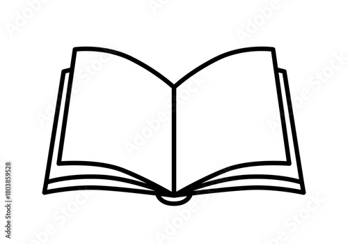 Icon: Aufgeschlagenes Buch