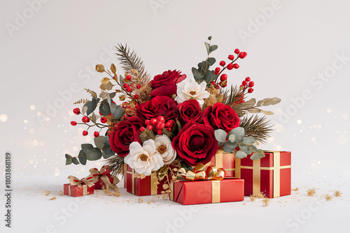 Christmas Bouquet Poster