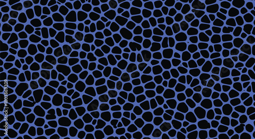 Abstract organic shapes pattern in black and white for modern designs