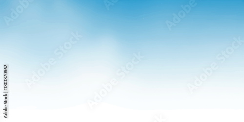 Gradient blue sky background soft color transition from light to dark simple vector illustration for graphic design