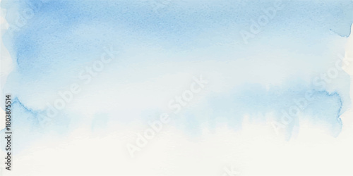 Light blue watercolor background texture soft gradient wash perfect for abstract design and artistic projects