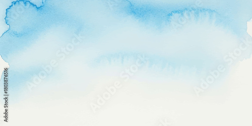 Abstract light blue watercolor background texture soft gradient wash perfect for backgrounds and design elements