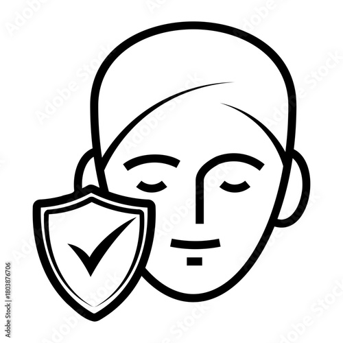 personal hygiene Line Icon