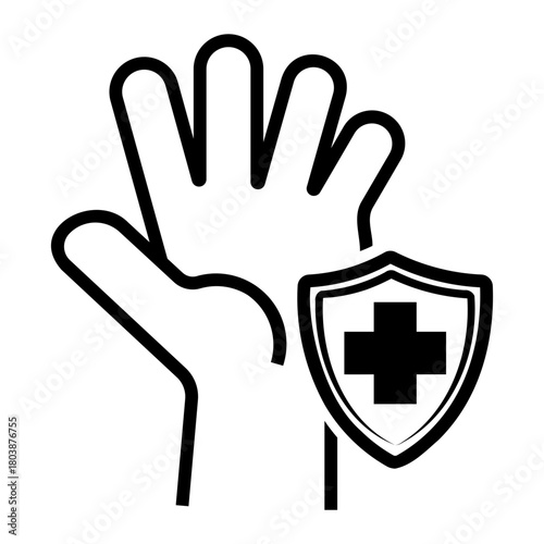 personal hygiene Line Icon