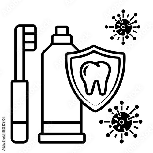 persoal hygiene Line Icon