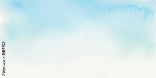 Light blue watercolor background texture soft pastel wash abstract backdrop for graphic design