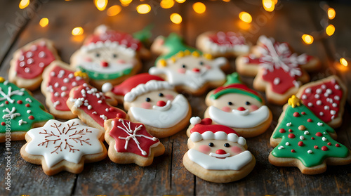 Festive Christmas Character Cookies