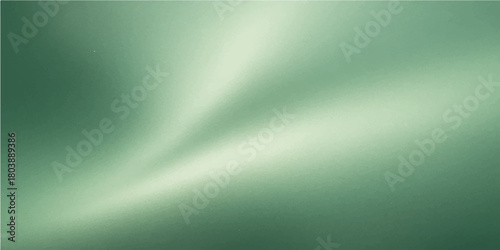 Abstract green light texture background with a brushed metallic steel design pattern on a smooth aluminum plate
