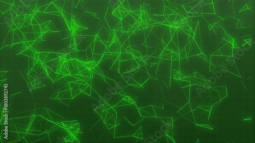 Futuristic plexus network connection animation background